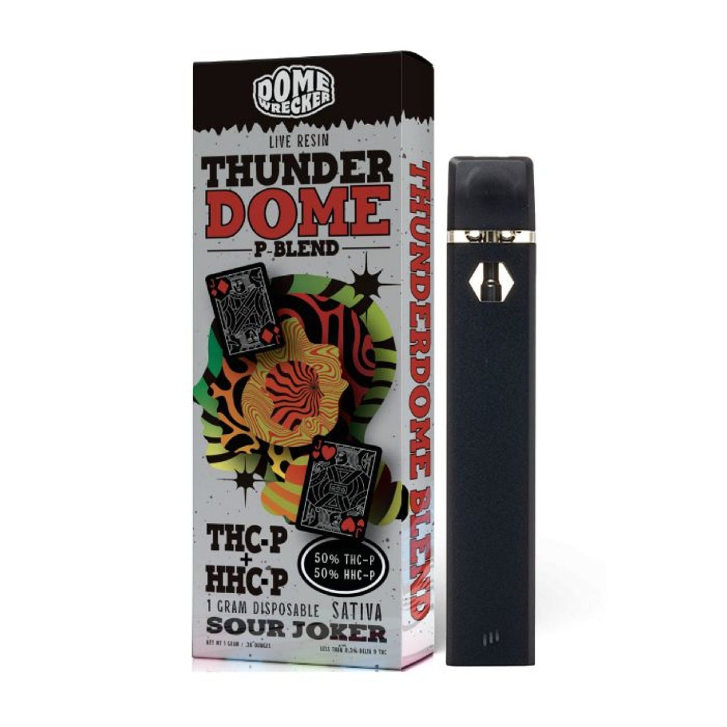 Thunder Dome Live Resin P-Blend Vaporizer - 1000mg Sour Joker (S)