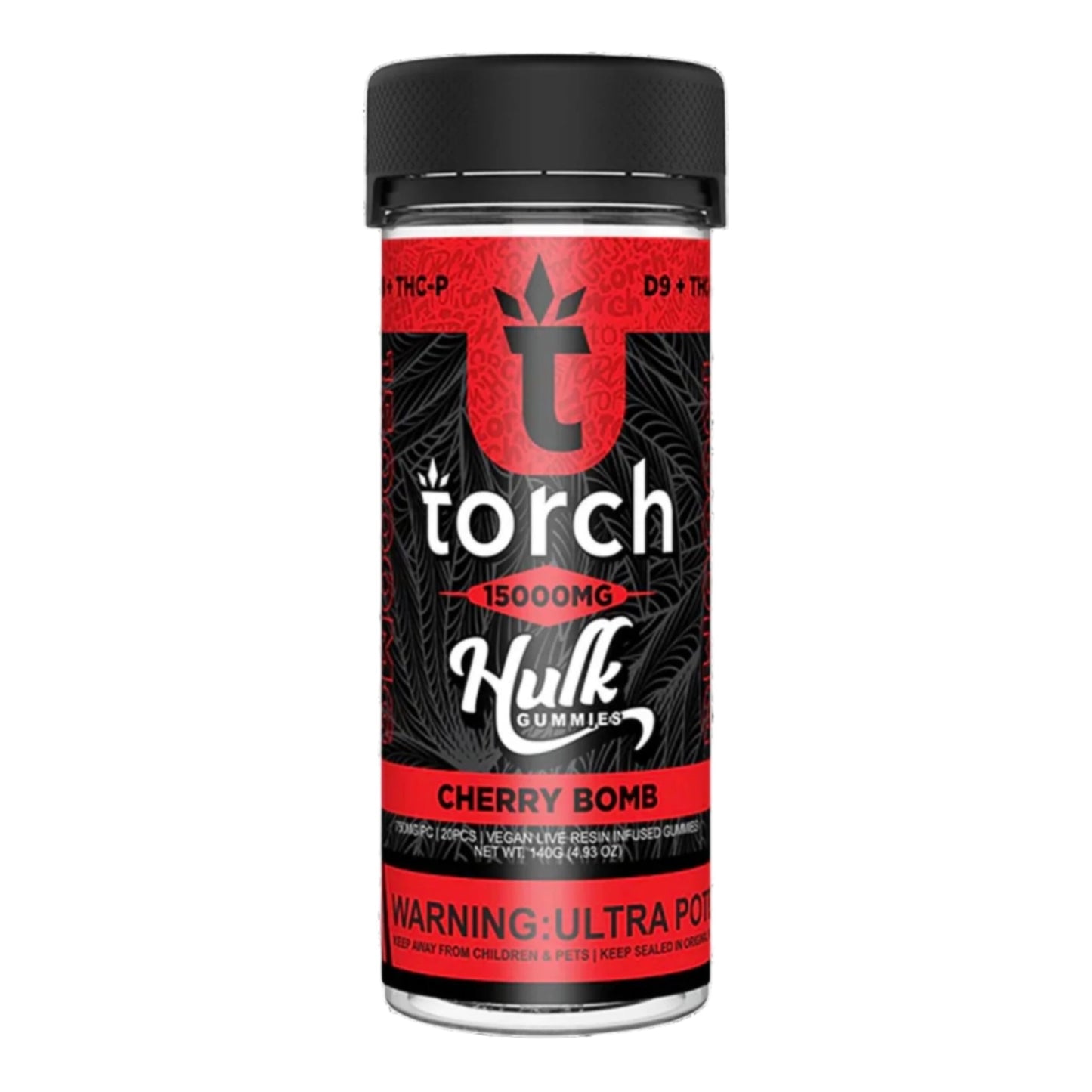 Torch Hulk Cherry Bomb Gummies - 15000mg