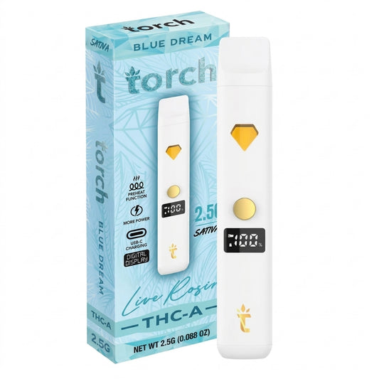 Torch THC-A Live Rosin Device - 2500mg