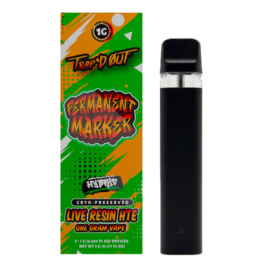 Trap'd Out Live Resin HTE Cryo Preserved Device - 1000mg Permanent Marker