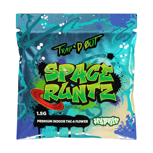 Trap'd Out Premium Indoor THC-A Flower - 1.5g Space Runtz