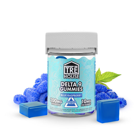 Tre House Delta 9 Gummies - 200mg Blue Raspberry / 1