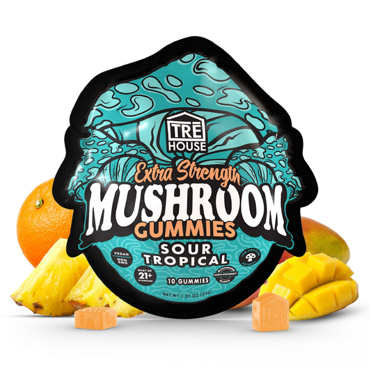 Tre House Extra Strength Magic Mushroom Gummies Sour Tropical