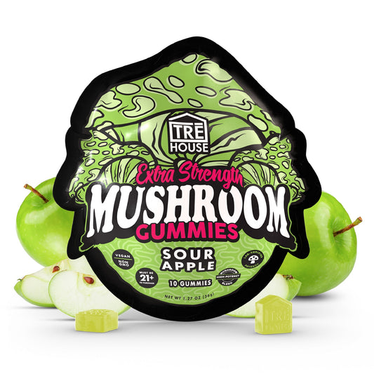 Tre House Extra Strength Magic Mushroom Gummies Sour Apple