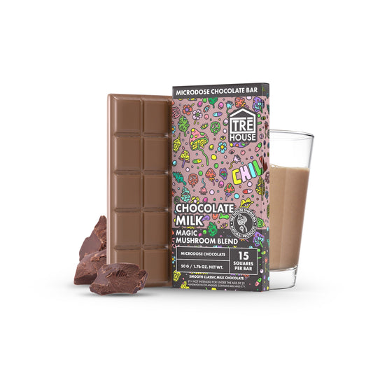 Tre House Magic Mushroom Chocolate Milk Chocolate Bar