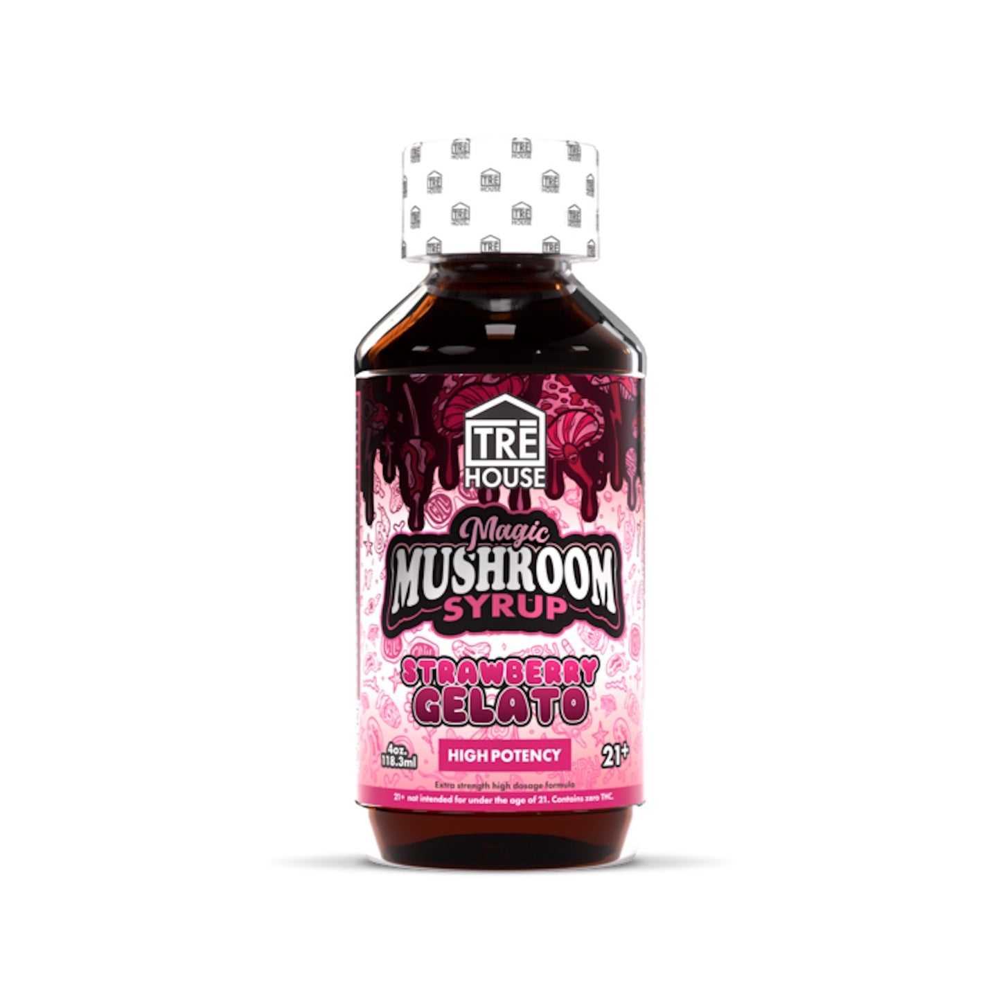 Tre House Magic Mushroom Strawberry Gelato Syrup