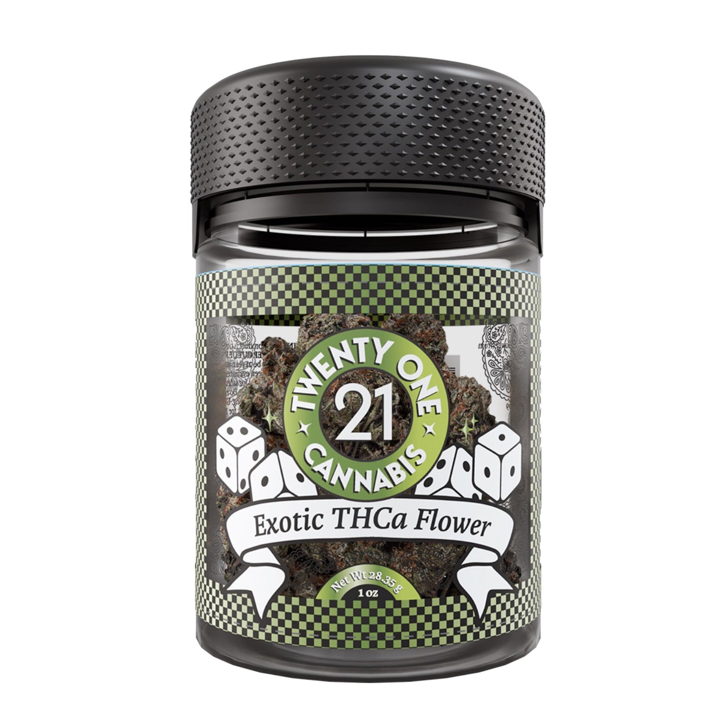 Twenty One Premium THC-A Flower - 28g Blue Cheese (Exotic)