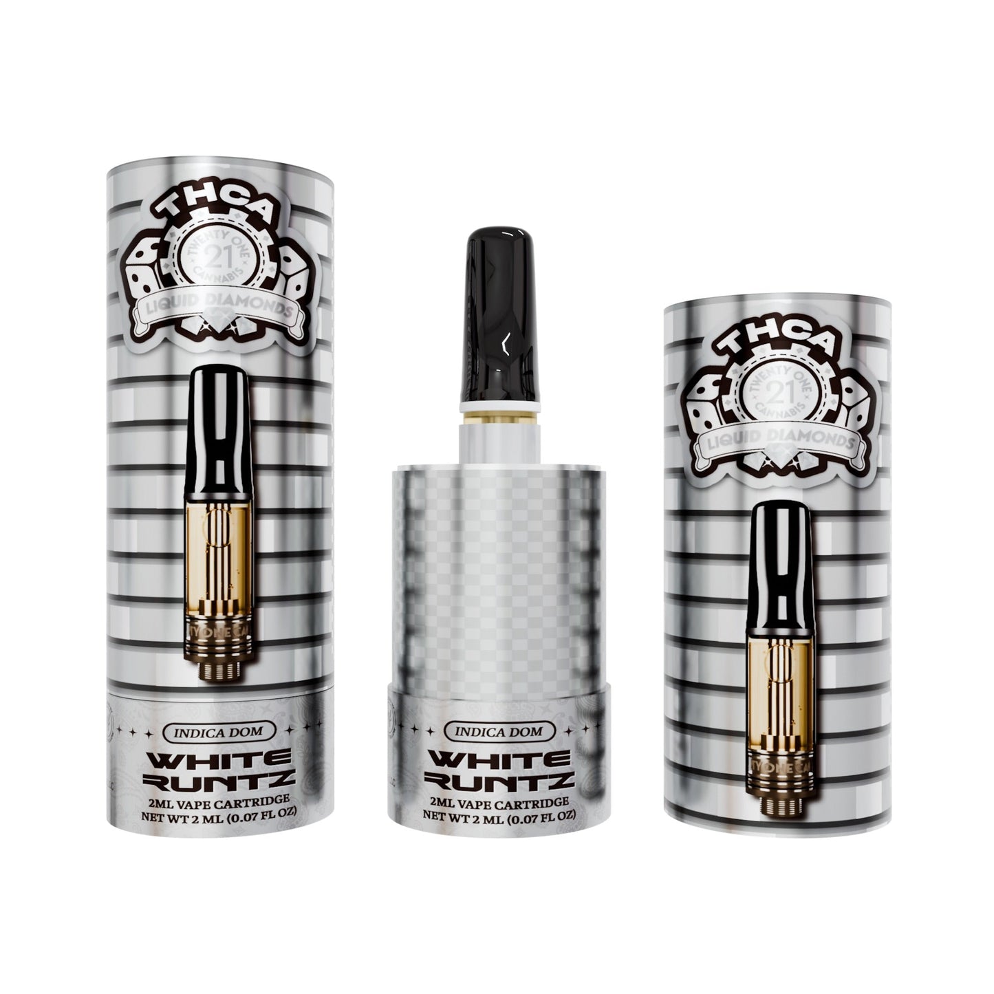 Twenty One White Runtz THC-A Cartridge - 2000mg