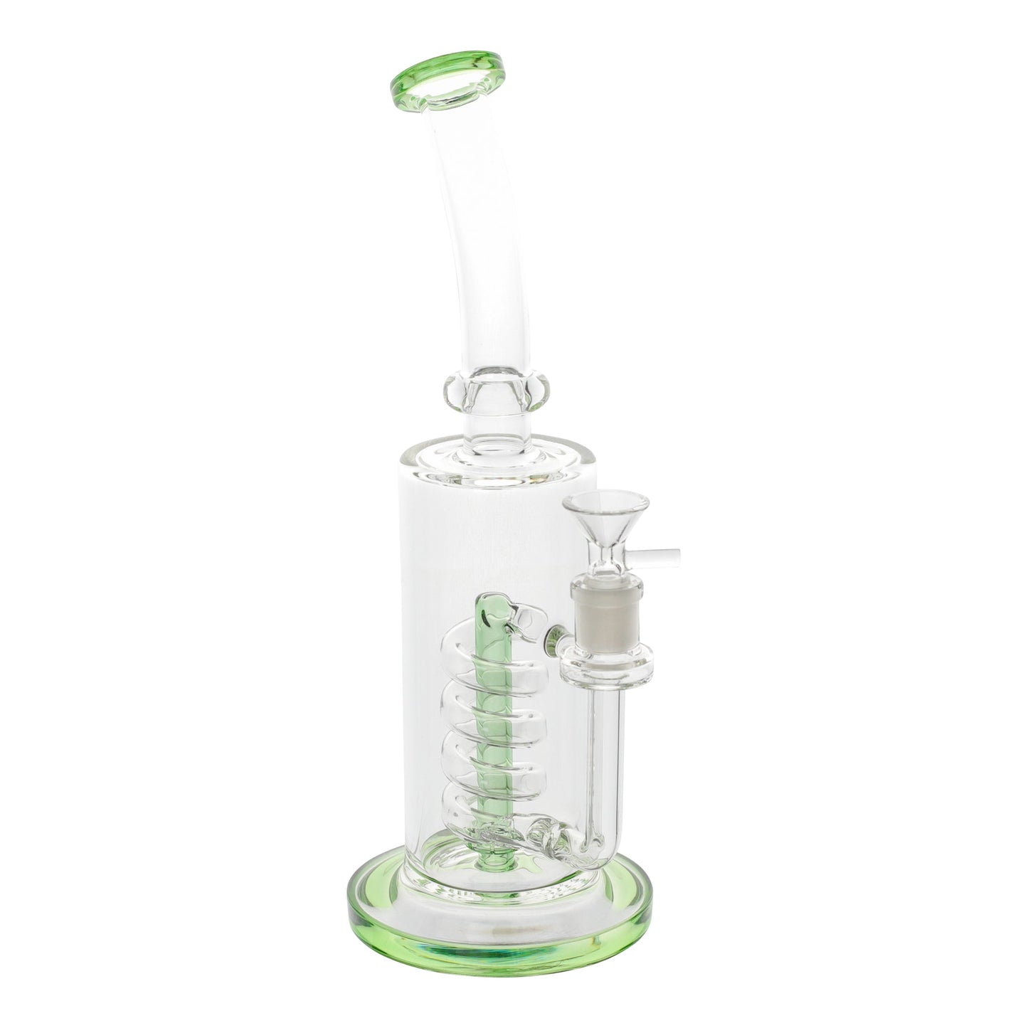 Twisting Helix Perc Bong - 12in