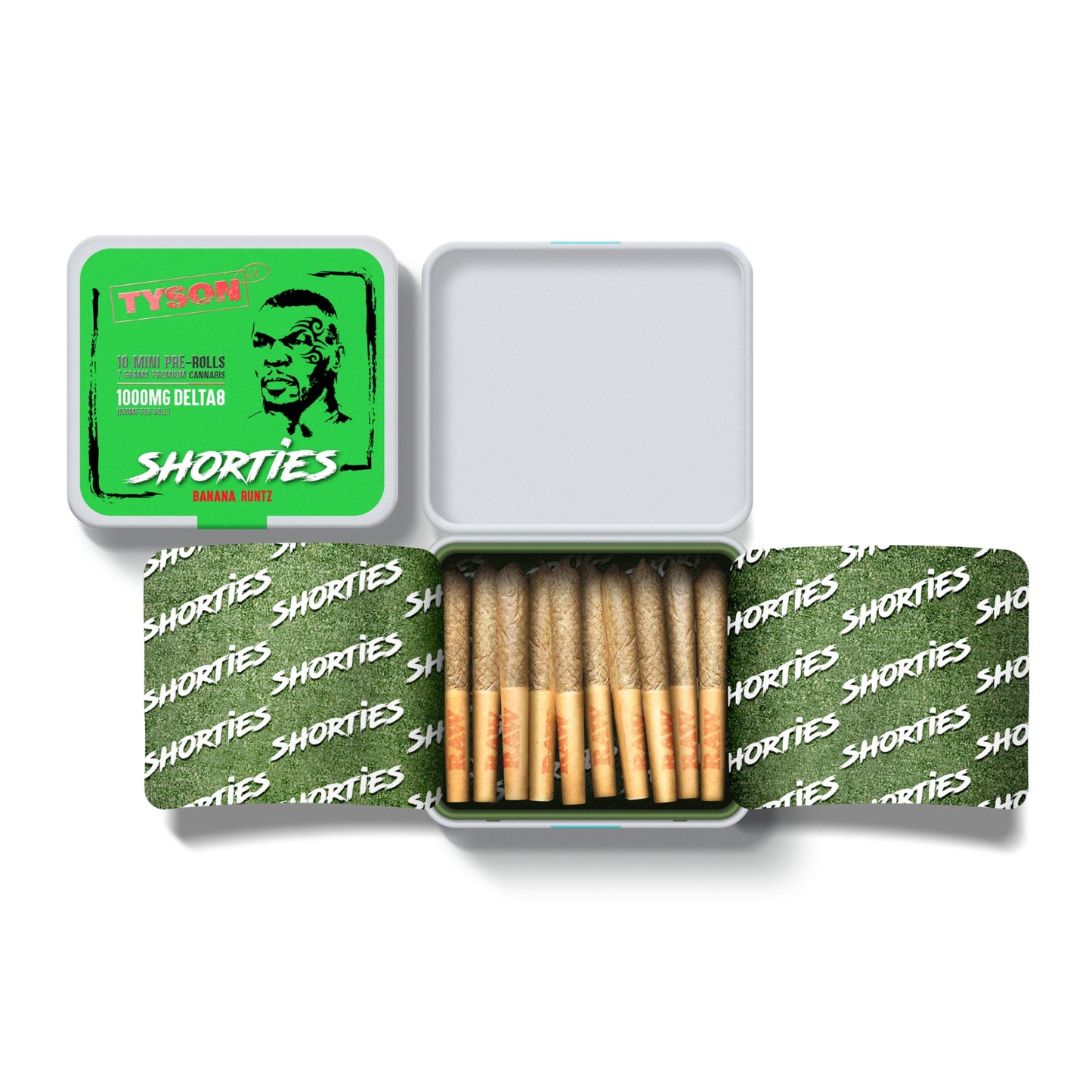 Tyson OG Kush Delta 8 Pre-Roll Shorties - 10ct