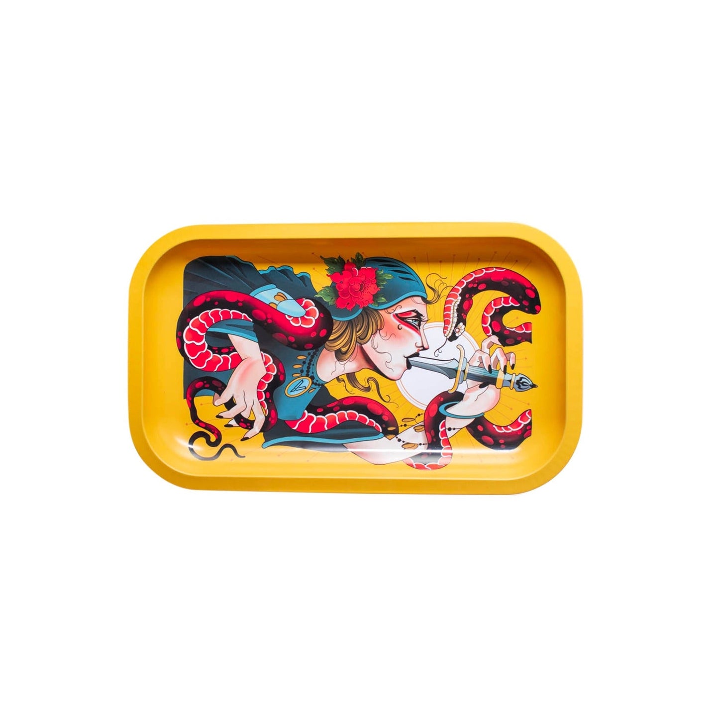 V Syndicate Serpentine Metal Rolling Tray Medium