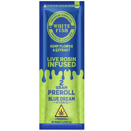 White Fish Live Rosin THC-P Infused Pre-Roll - 2g