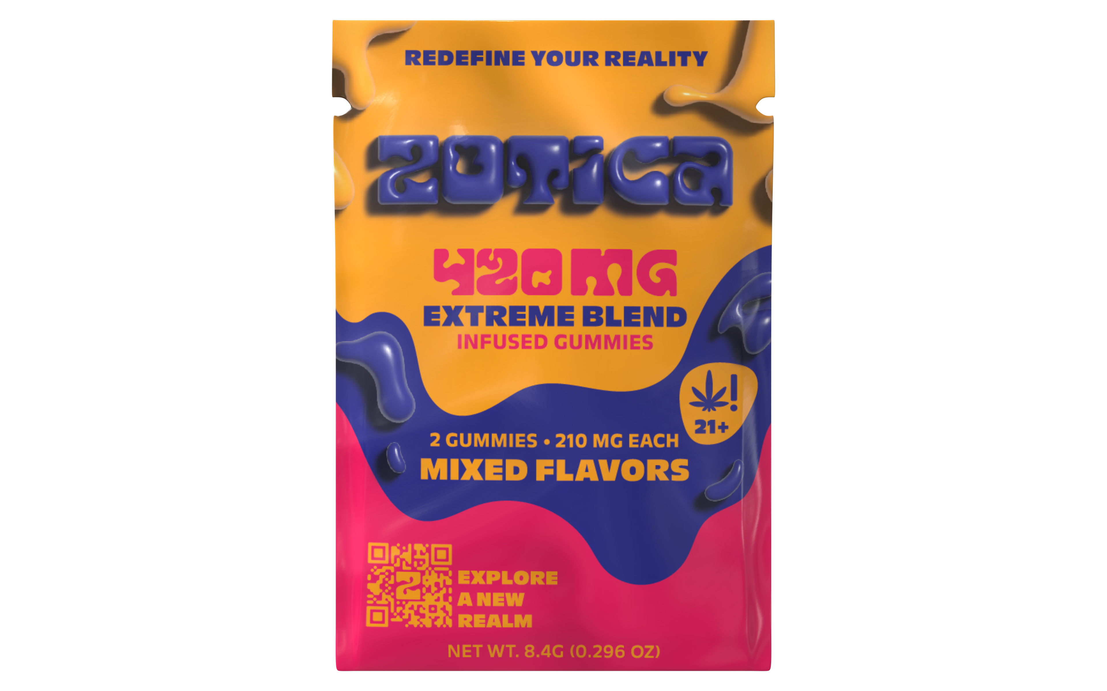 Zotica Extreme Blend Gummies - 2ct - Everything 420