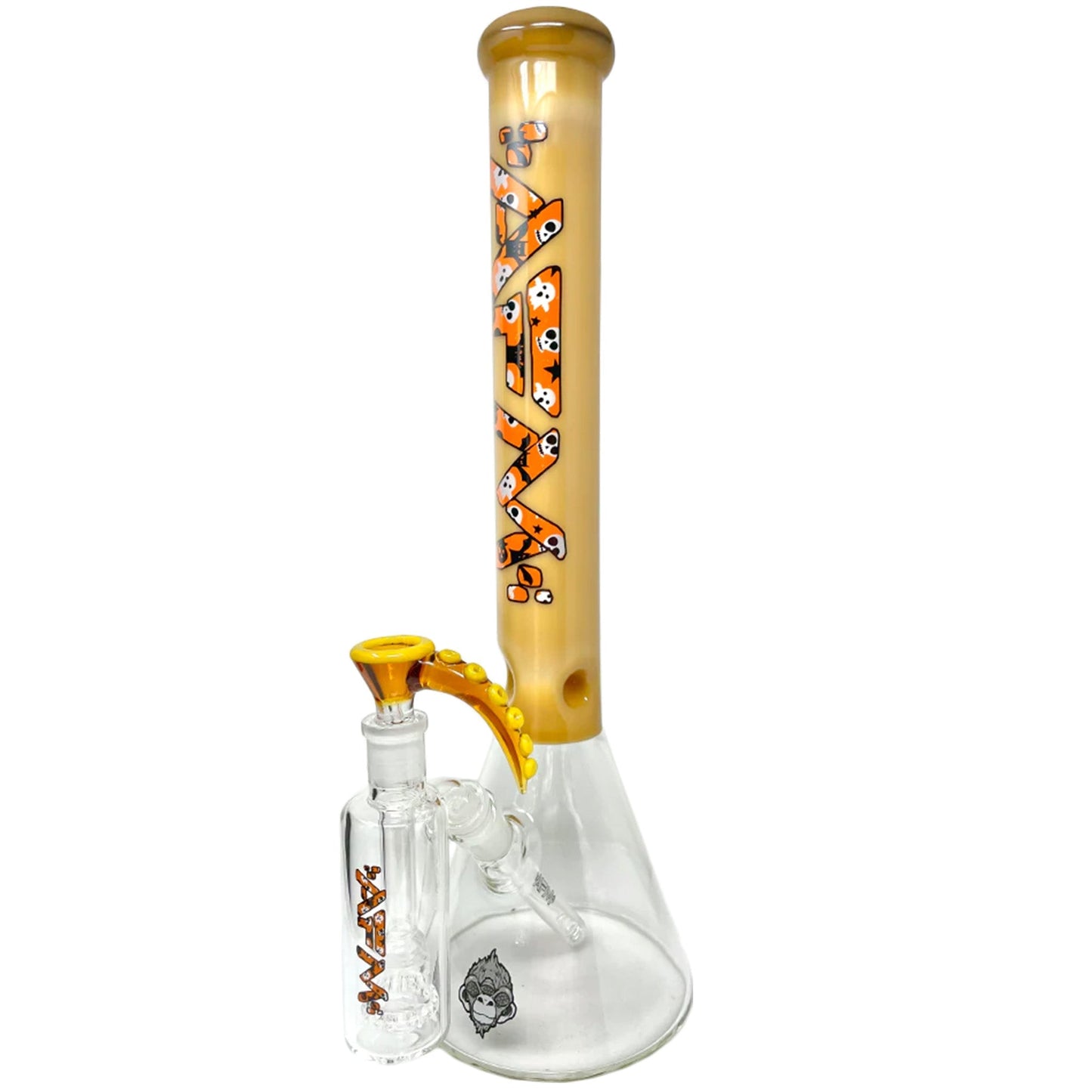AFM Glass Spooky Beaker Bong - 18in