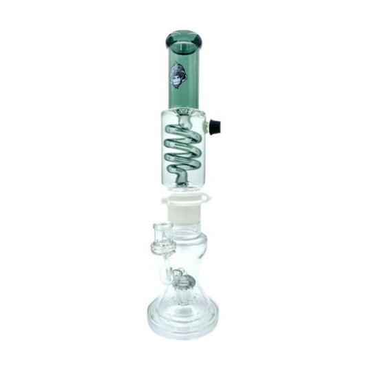 AFM Glass TX620 Glycerin Coil Bong - 16in Black