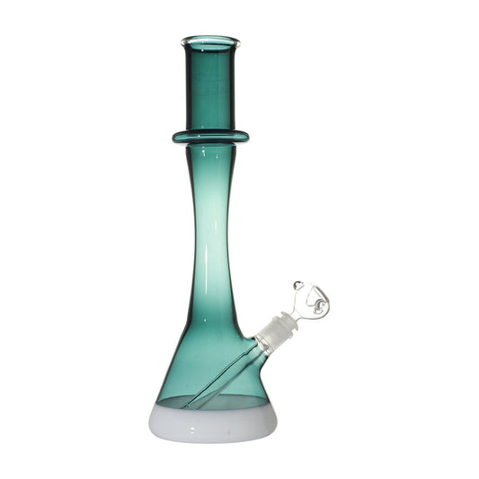 16-inch glass bong smoking device beaker style base splashguard with clean crisp astral design