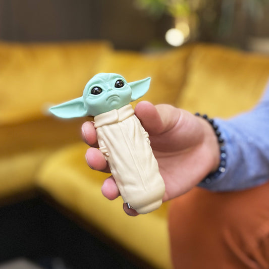 Baby Yoda Pipe - 4.5in