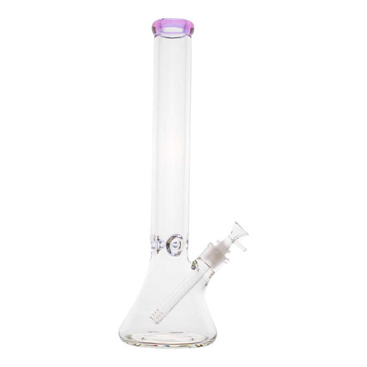 Banded Ice Pinch Beaker Bong - 18in