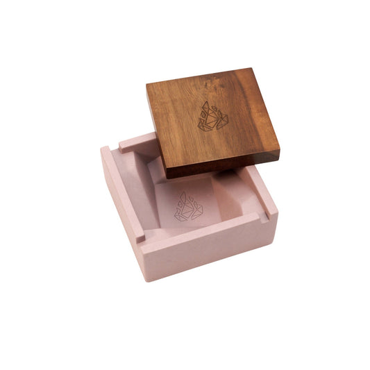 BRIQ Concrete Ashtray - 4in Berries and Cream