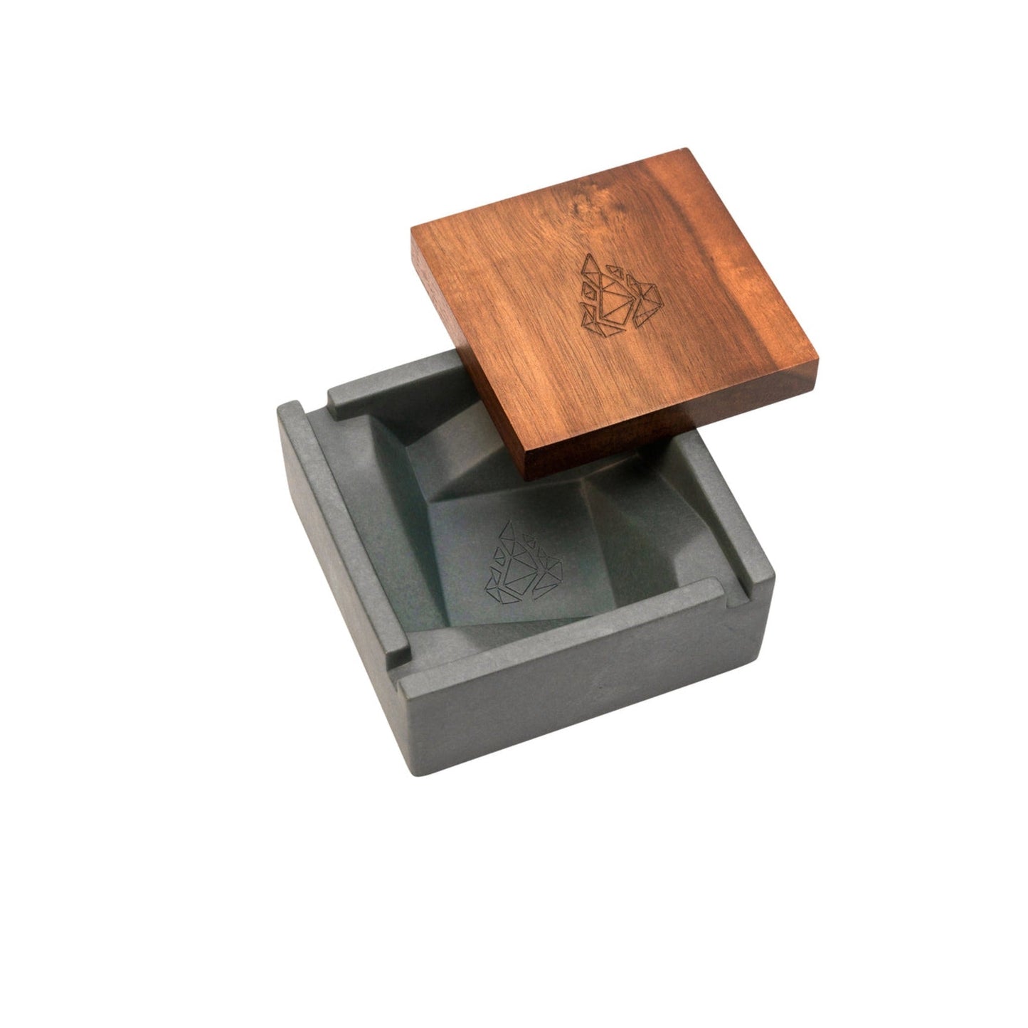 BRIQ Concrete Ashtray - 4in Borealis
