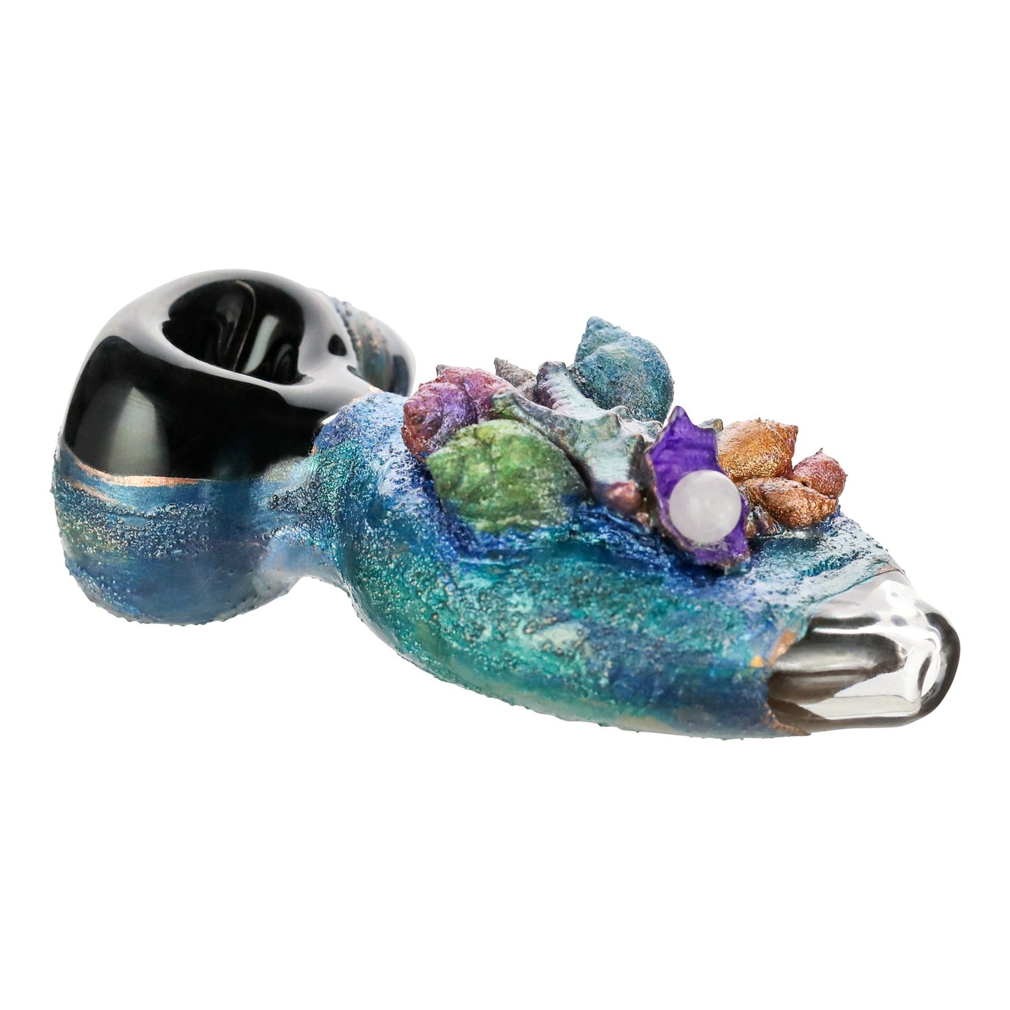 Cherry Glass Sealife Spoon - 5in