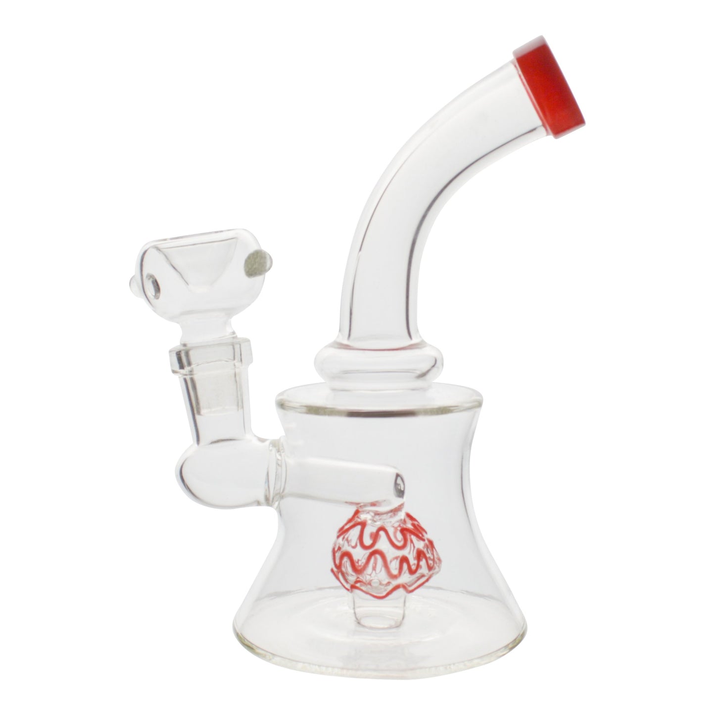 Chevron Scrawl Mini Bong - 6in