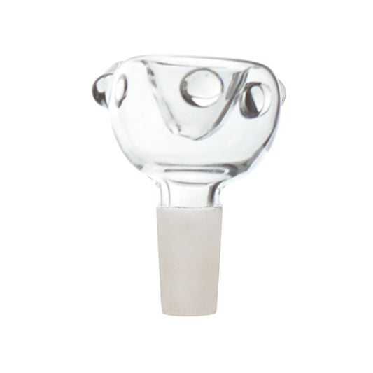 Clear Dotted Bowl Male 18mm