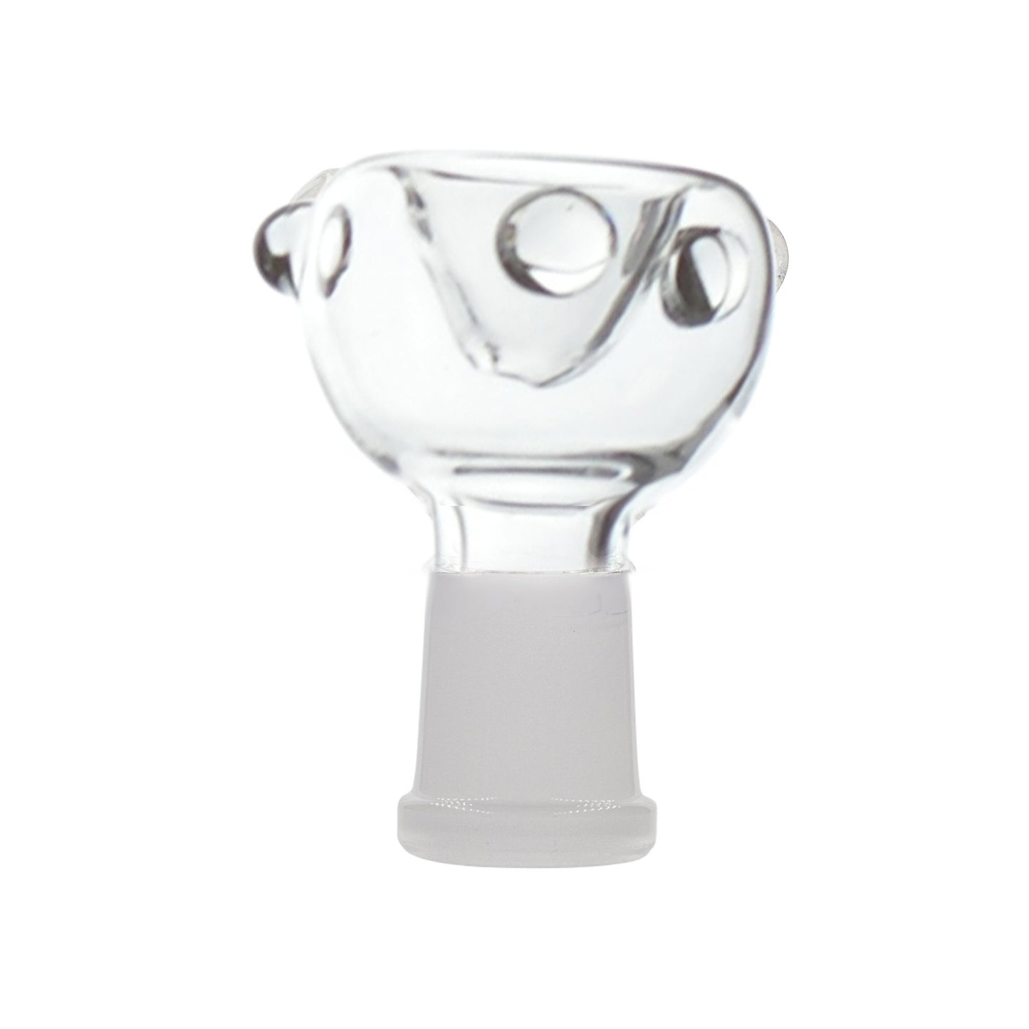 Clear Dotted Bowl Female 18mm