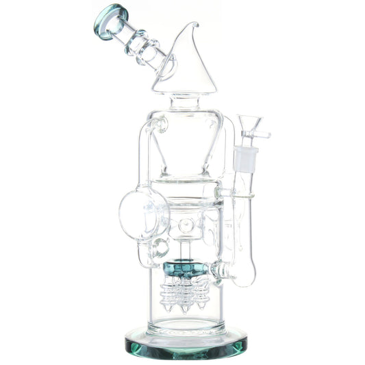 Coiled Experiment Perc Bong - 16in