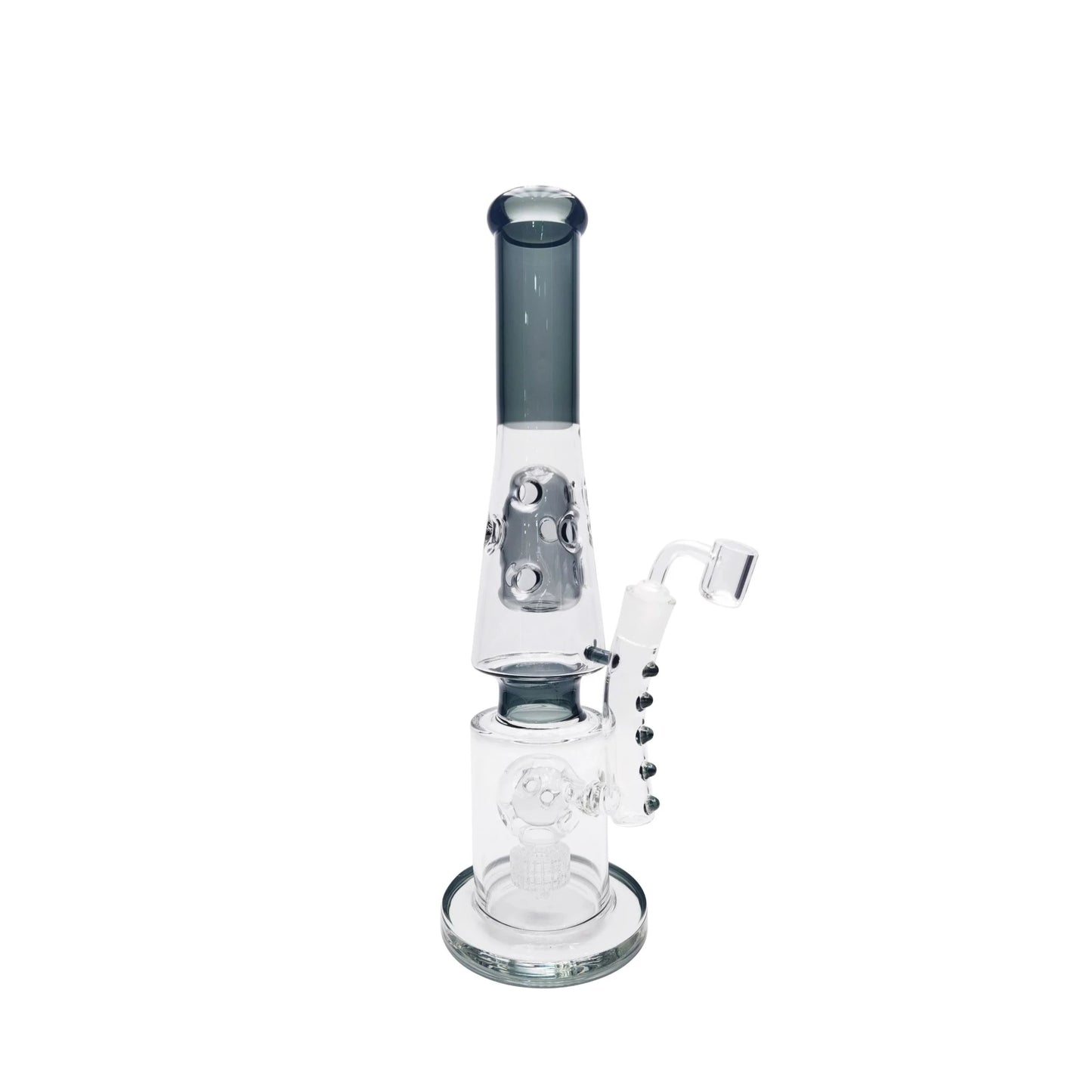 Conic Circle Perc Bong - 18in