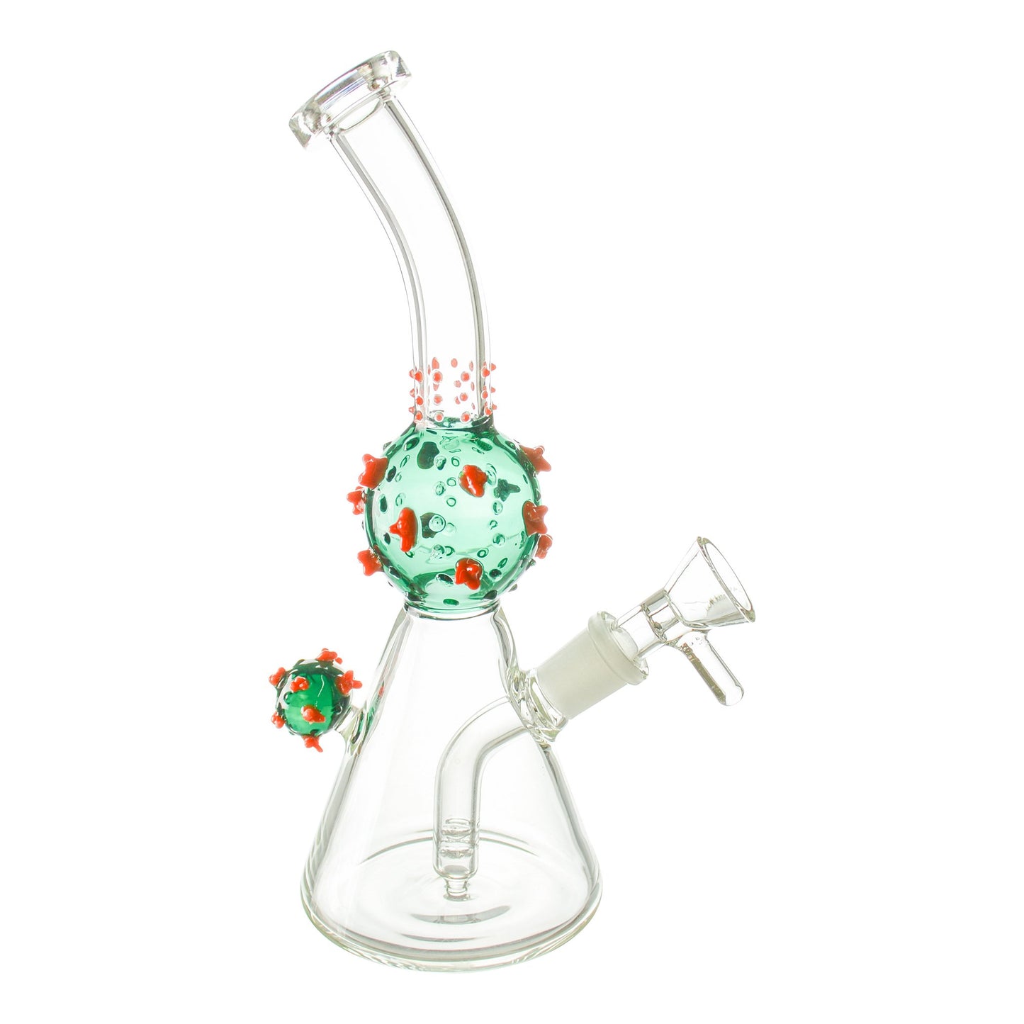 COVID Bong - 9in Teal