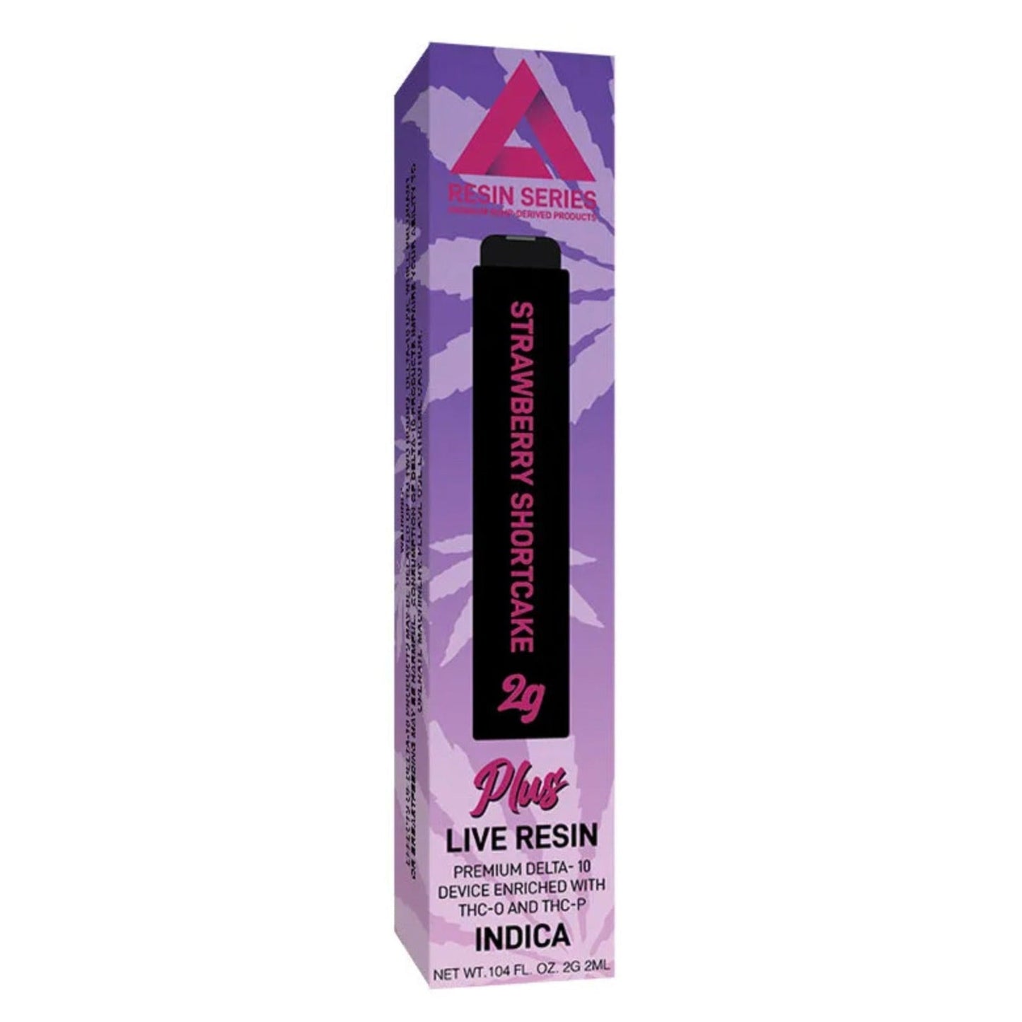 Delta 10 Live Resin Vape - 2000mg Strawberry Shortcake