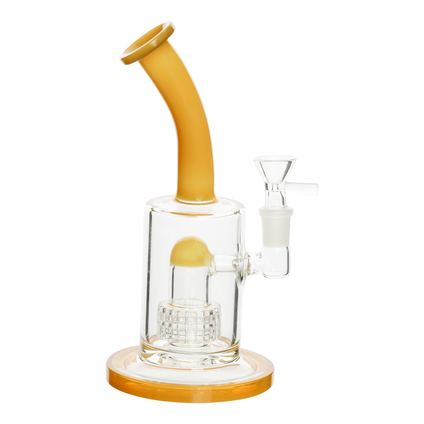 Domed Cap Bong - 8in Orange