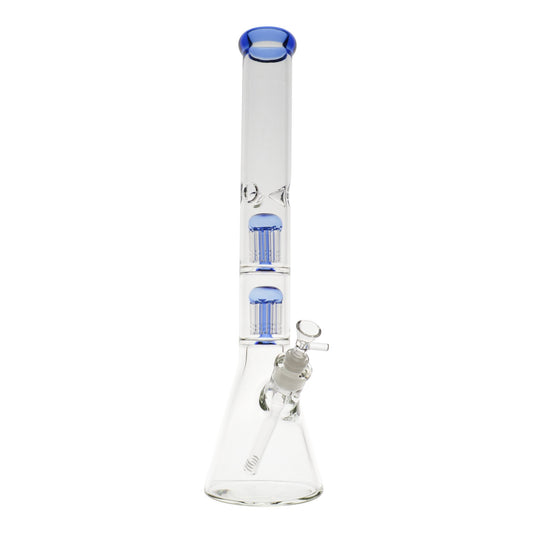 Double Colored Tree Perc Beaker - 18in