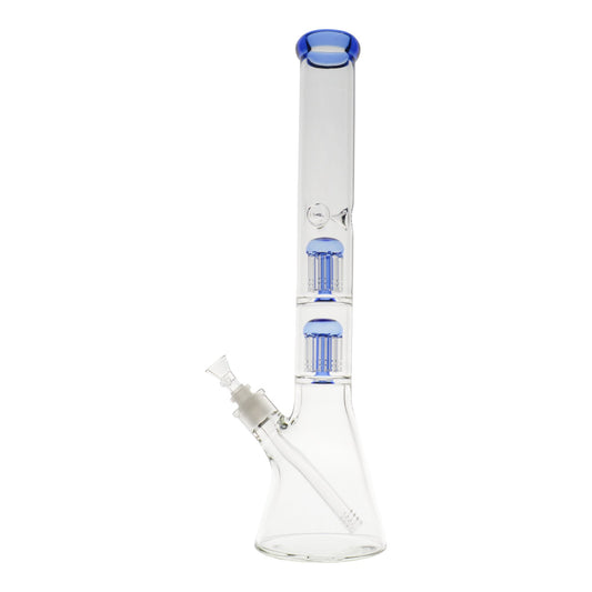 Double Colored Tree Perc Beaker - 18in