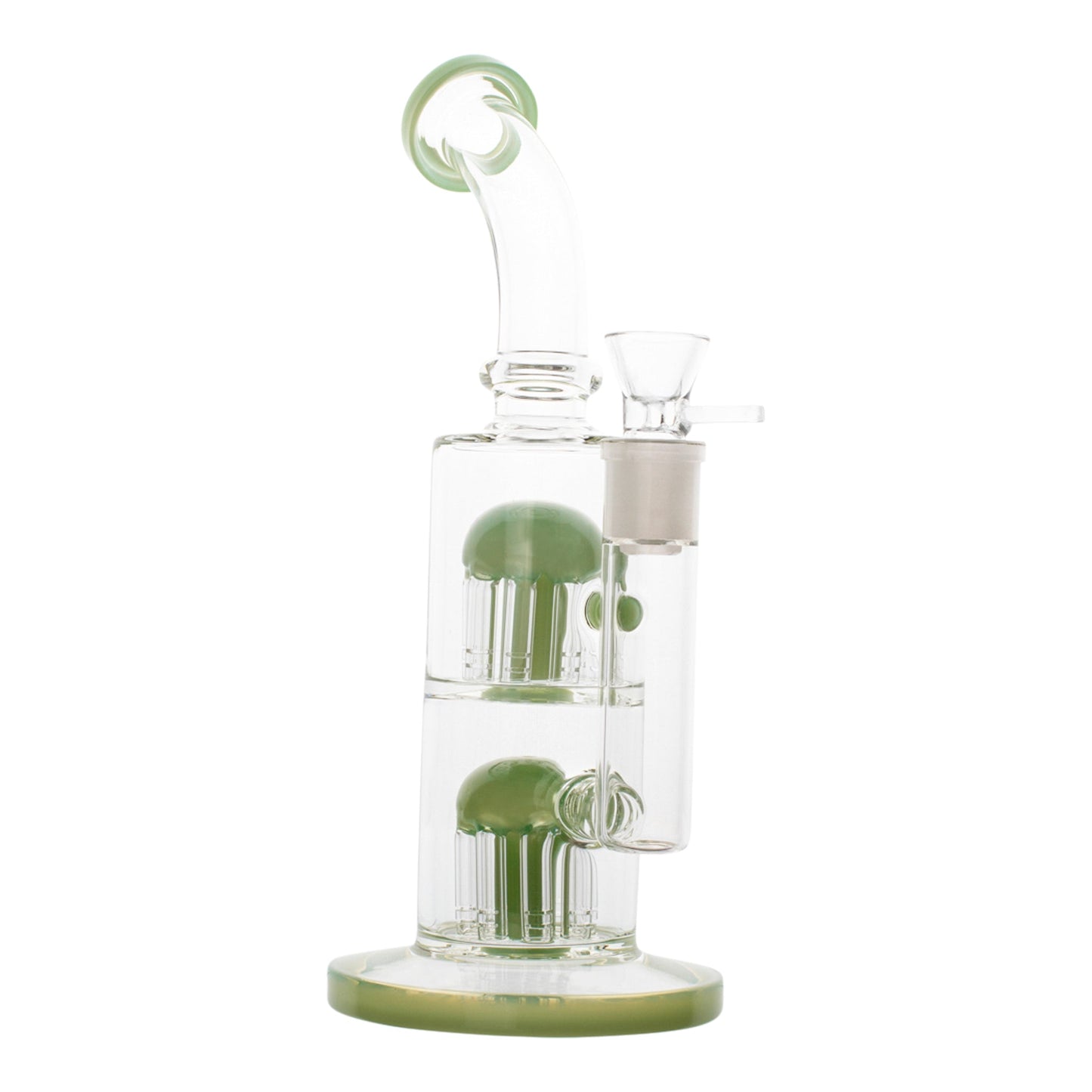 Double Jelly Perc Bong - 11in