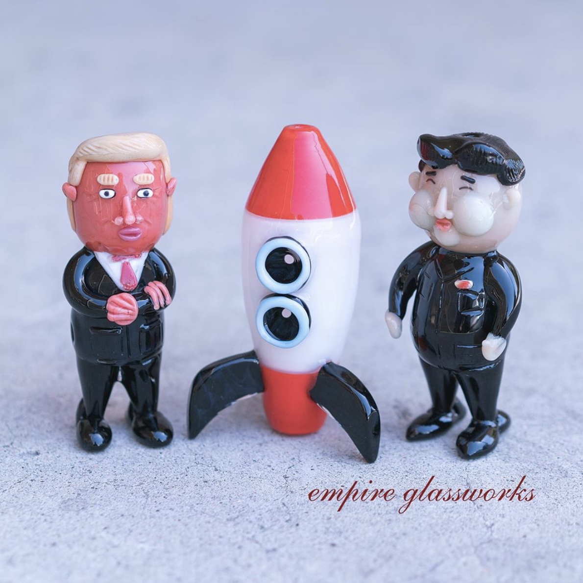 Empire Glassworks Rocket Man Pipe - 4.5in