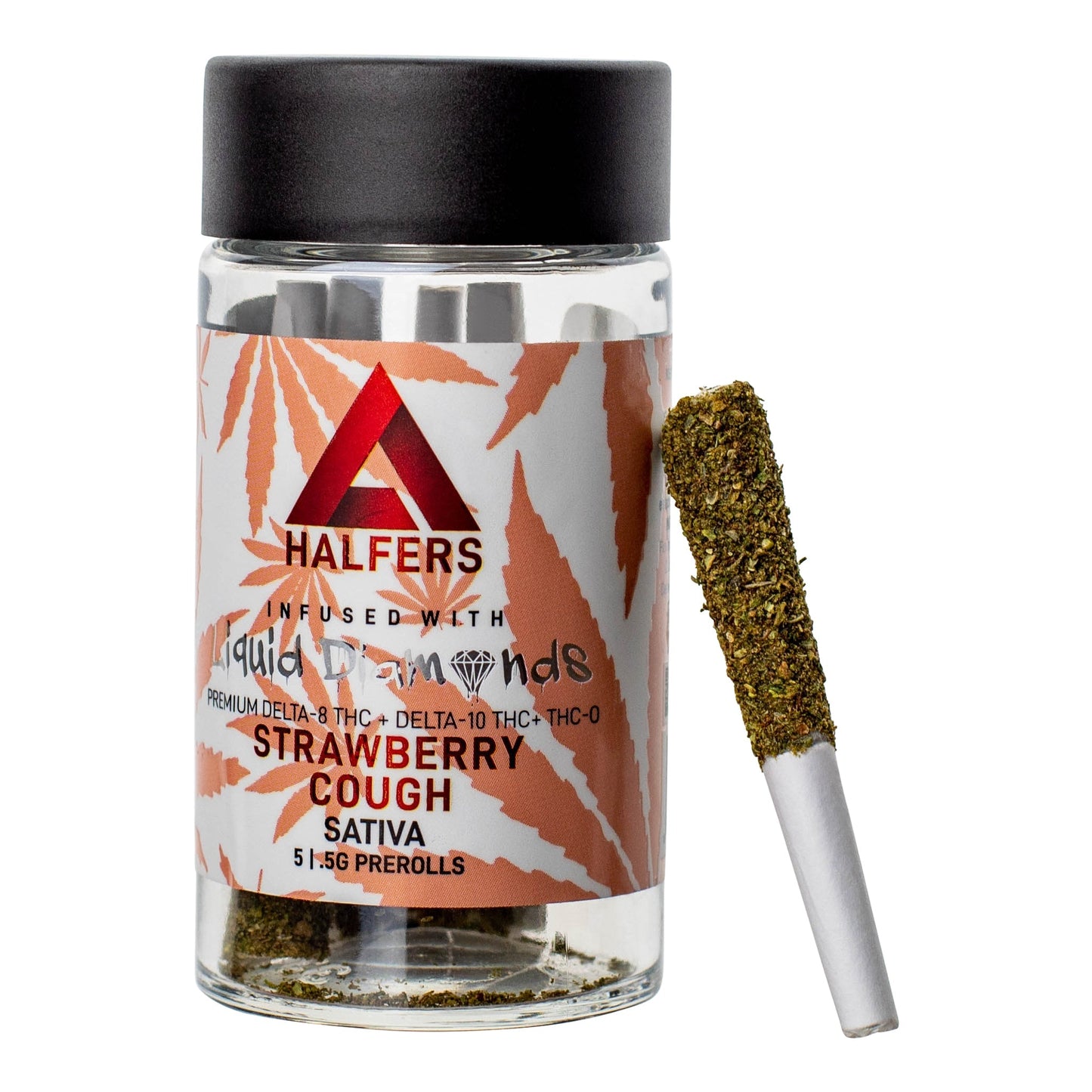 Extrax Halfers Delta 8 Pre-Rolls Strawberry Cough