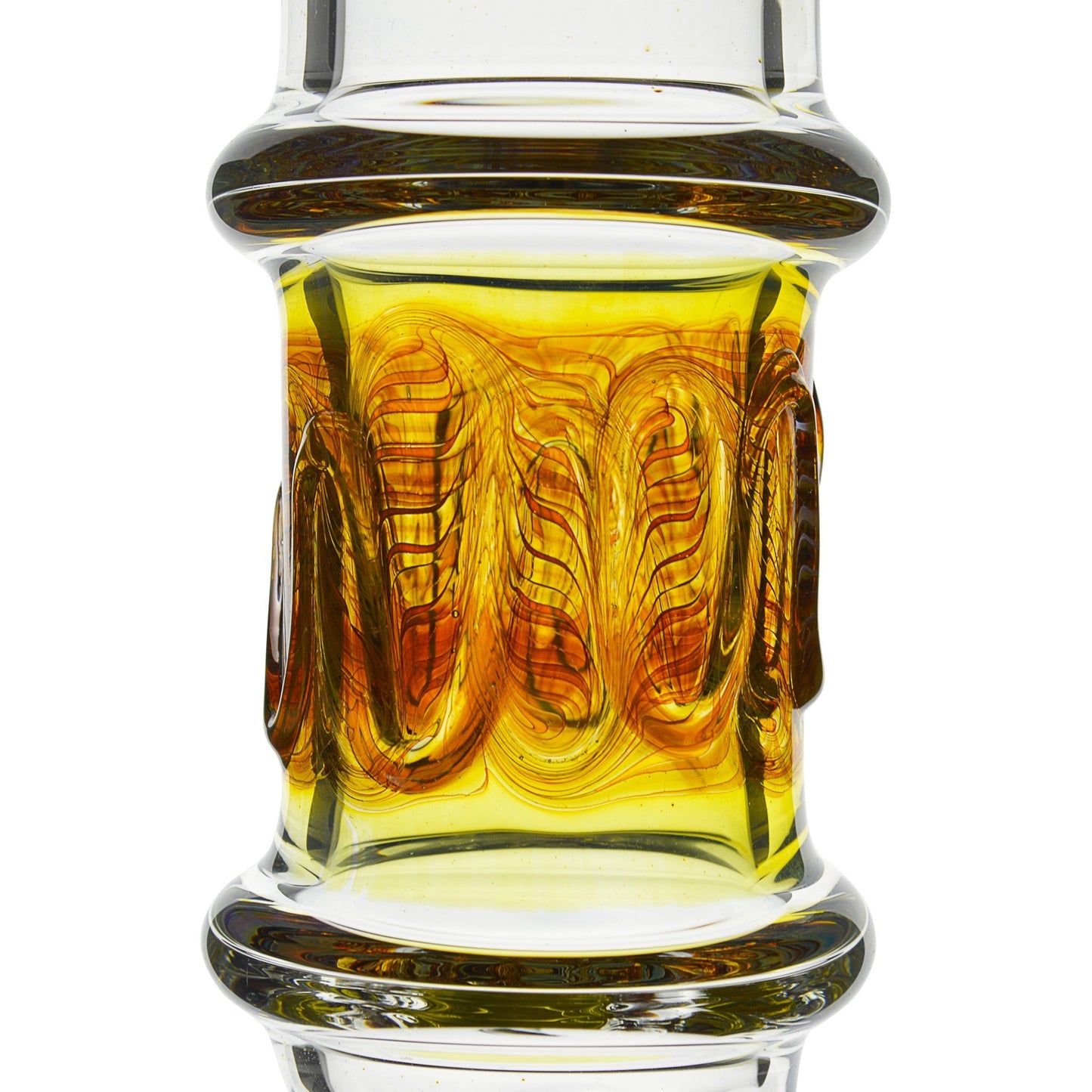 Huge 19-inch long bong beaker style smoking device tree perc diffused downstem flame designs on top, center bottom