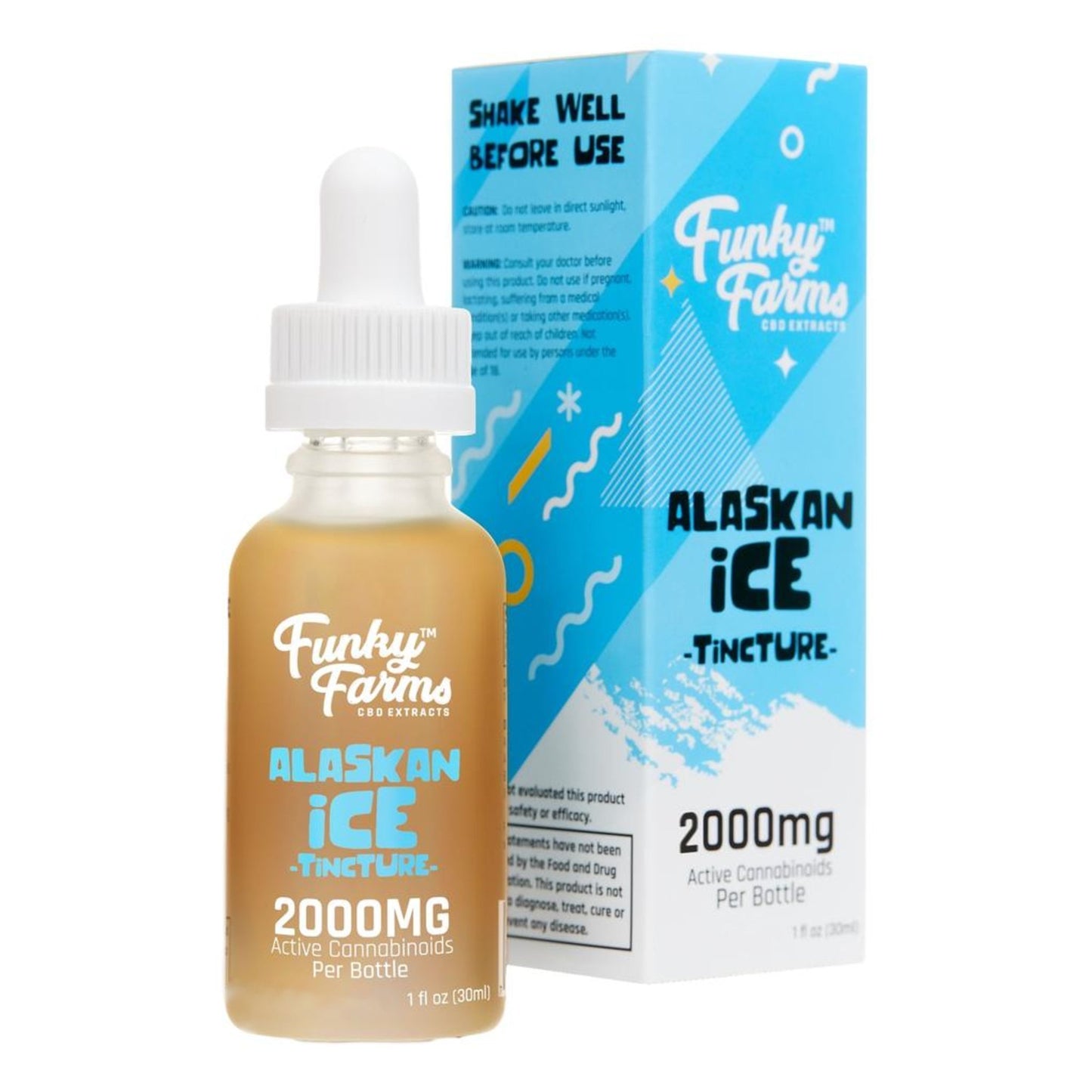 Funky Farms CBD Tincture 2000mg / Alaskan Ice