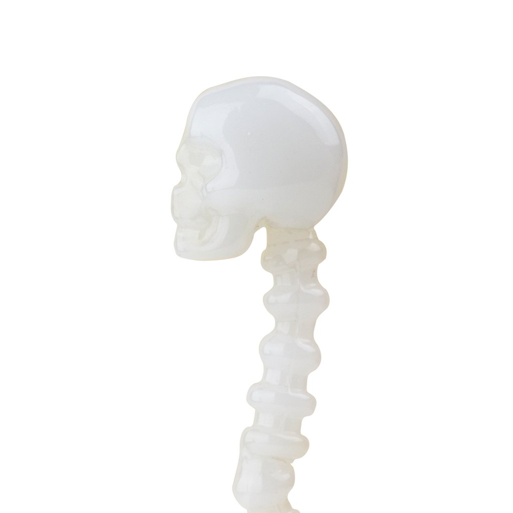 Glass Skull Dabber White