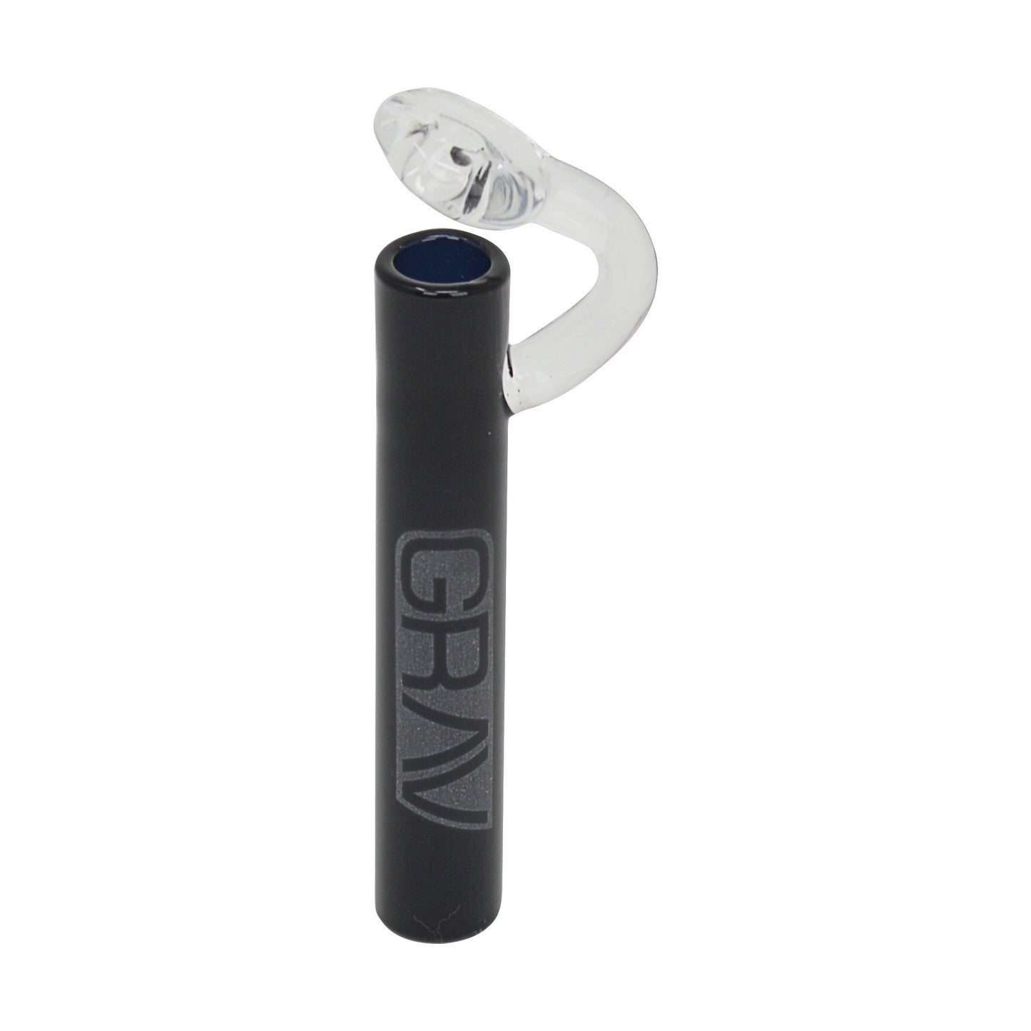 Black Sleek GRAV concentrate oney one hitter smoking device with a nail elegant design