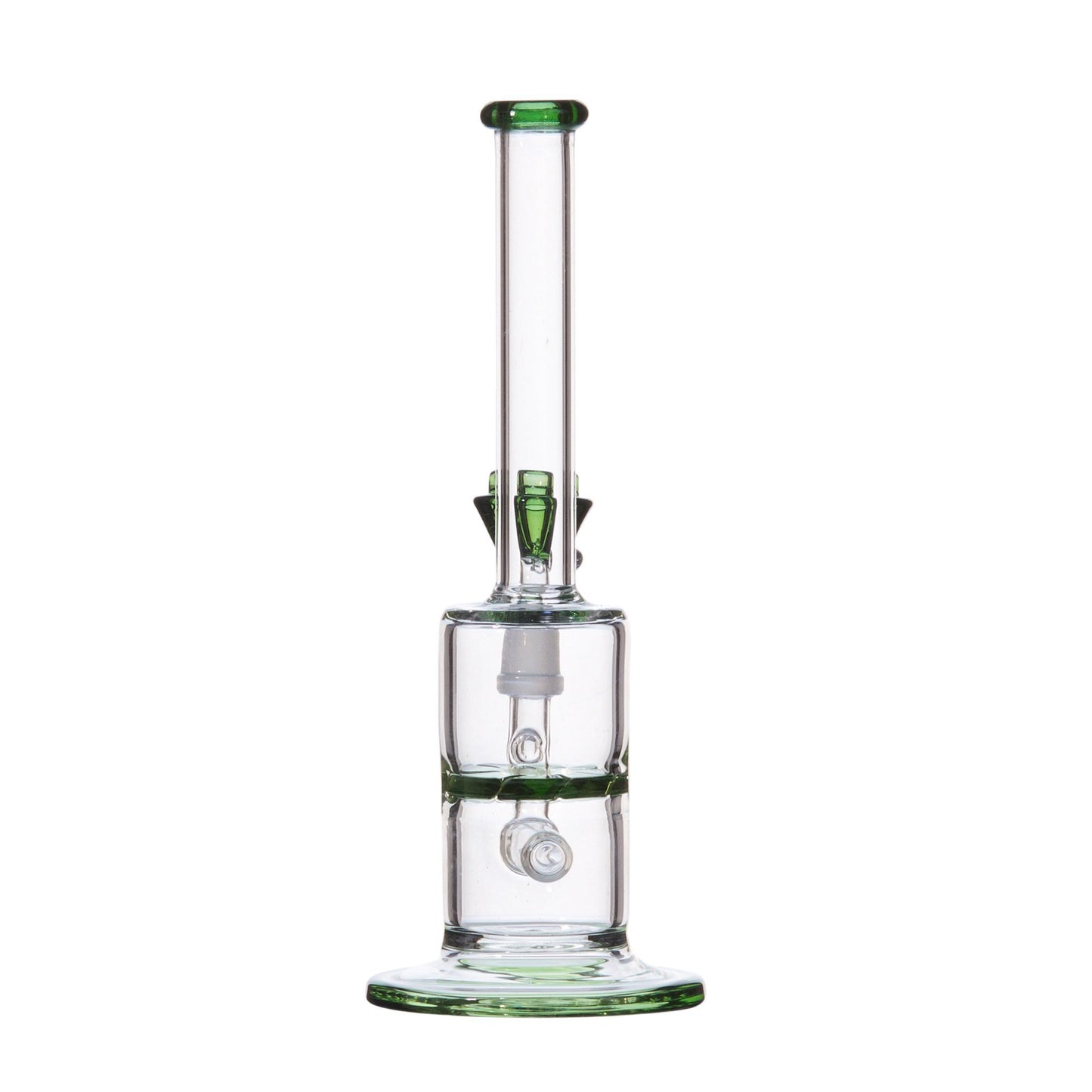 7.5-inch glass bong smoking device classic shape 3mm thickness sturdy baseeasy-to-use refreshing accents