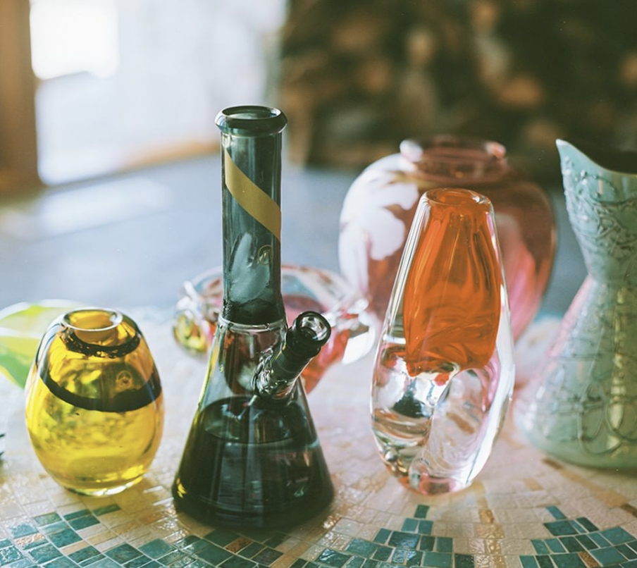 Marley Natural Smoked Water Pipe - 13in