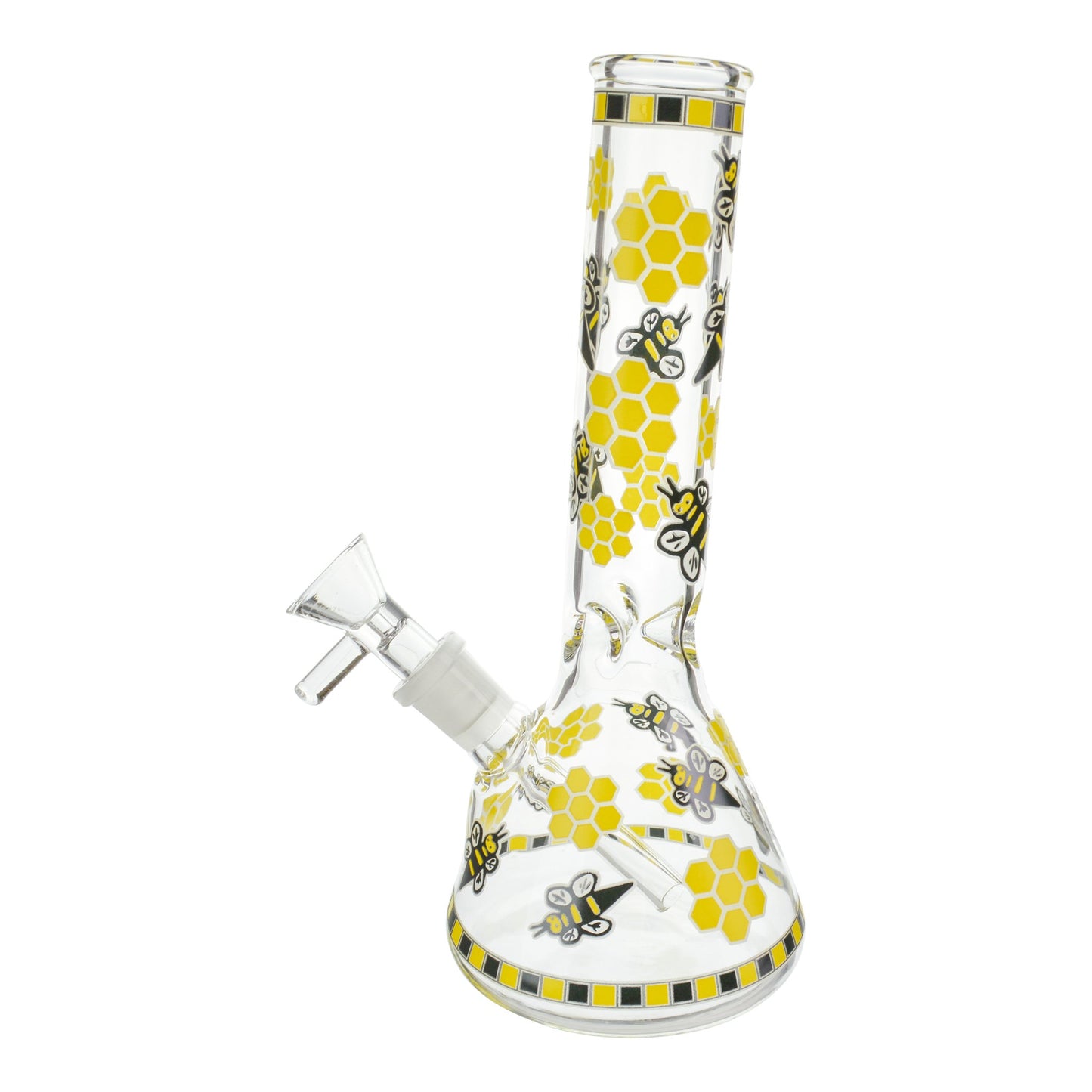 Mini Glowing Honey Bee Bong - 8in