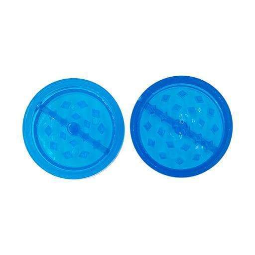 Portable and pocket-friendly herb mini grinder with interlocking pegs made with lightweight plastic in a cool and crisp style