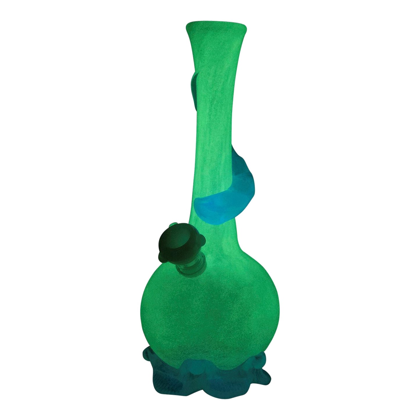 Noble Glass Glow in the Dark Ribbon Bong