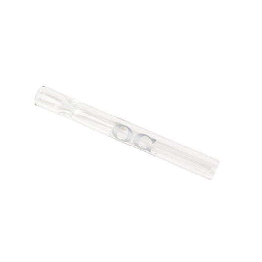 4-inch OG Chillum glass one hitter oney smoking device transparent sleek elegant design