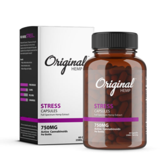 Original Hemp Capsules - 750mg 750mg / Stress