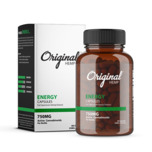 Original Hemp Capsules - 750mg 750mg / Energy